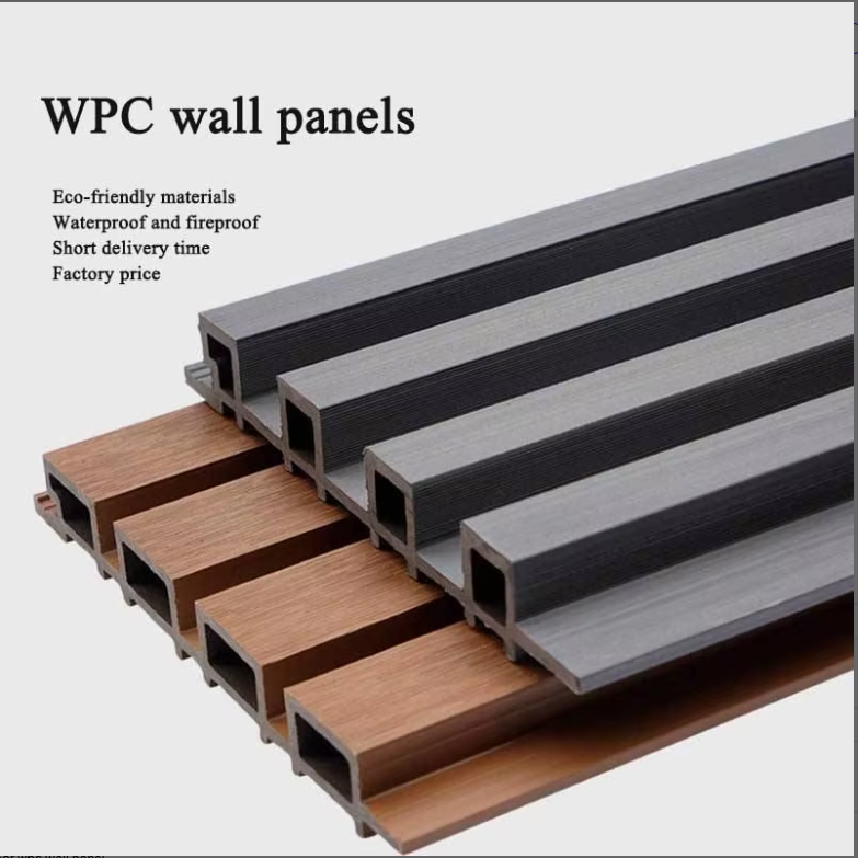 hot sale waterproof eco friendly fireproof exterior outdoor wpc easy installation co extrusion outdoor for hotel use