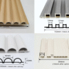 waterproof and fireproof interior composite pvc chinese factory hot sale wpc fluted wall panel for meeting rooms