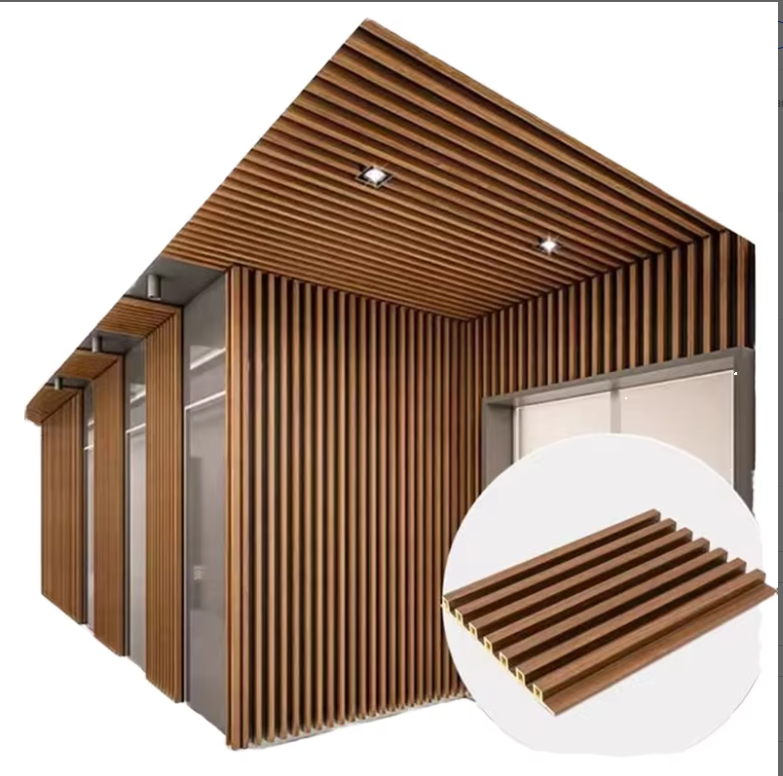 home interior decoration pvc modern style wpc wall panel for for interior decoration with fireproof function