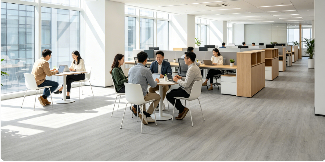 All-Rounder SPC Flooring | Waterproof, Formaldehyde-Free & Heating Friendly 74c1c01a55512305d22286be924a5c88